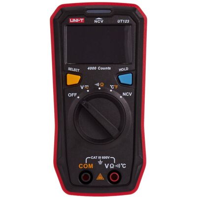 OEM Multímetro Doméstico De Bolsillo Ut123, 600 V Ca/cc, -40 °c A 300 °c / -40 °f A 572 °f OEM Multímetro Doméstico De Bolsillo Ut123, 600 V Ca/cc, -40 °c A 300 °c / -40 °f A 572 °f