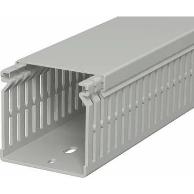 OBO Bettermann Modelo LK4 N 60060 Conducto de cableado - 2000mm, PVC, gris roca OBO Bettermann Modelo LK4 N 60060 Conducto de cableado - 2000mm, PVC, gris roca