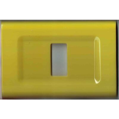 Trade Shop - Placa de Interruptor Compatible con Serie Magic - Amarillo Trade Shop - Placa de Interruptor Compatible con Serie Magic - Amarillo