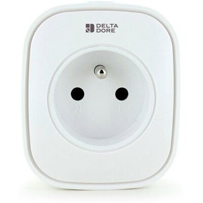Enchufe Inteligente Delta Dore Easy Plug E16em 16a Zigbee Contador De Consumo Blanco Enchufe Inteligente Delta Dore Easy Plug E16em 16a Zigbee Contador De Consumo Blanco