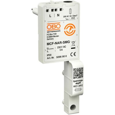 Adaptador de toma de tensión OBO Bettermann MCF-NAR-SMG - Serie MCF-NAR Adaptador de toma de tensión OBO Bettermann MCF-NAR-SMG - Serie MCF-NAR