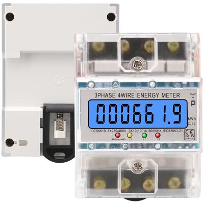 OEM Medidor De Energía Digital Monofásico, Monitor De Uso De Electricidad Ca 220v 230v400v 100a, Amperímetro, Voltímetro, Medidor De Electricidad Trifásico De 4 Hilos, Medidor De Consumo De Electricidad OEM Medidor De Energía Digital Monofásico, Monitor De Uso De Electricidad Ca 220v 230v400v 100a, Amperímetro, Voltímetro, Medidor De Electricidad Trifásico De 4 Hilos, Medidor De Consumo De Electricidad