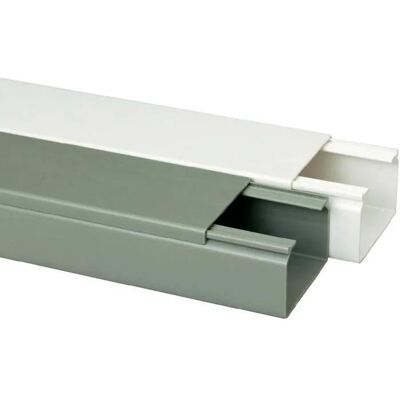 Heidemann Conducto de cables 2000x60x40mm - Organización de cables Heidemann Conducto de cables 2000x60x40mm - Organización de cables