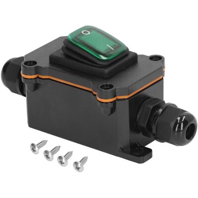OEM Interruptor De Cable En Línea, 4 Pines, 2 Posiciones, Con Botón De Palanca, Resistente Al Agua Ip65, Interruptor De Palanca Para Exteriores, Verde -crezuo OEM Interruptor De Cable En Línea, 4 Pines, 2 Posiciones, Con Botón De Palanca, Resistente Al Agua Ip65, Interruptor De Palanca Para Exteriores, Verde -crezuo