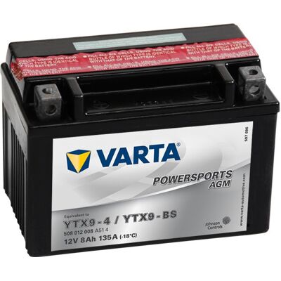 Batería Varta Moto Powersports AGM YTX9-BS - 12V 8Ah Batería Varta Moto Powersports AGM YTX9-BS - 12V 8Ah