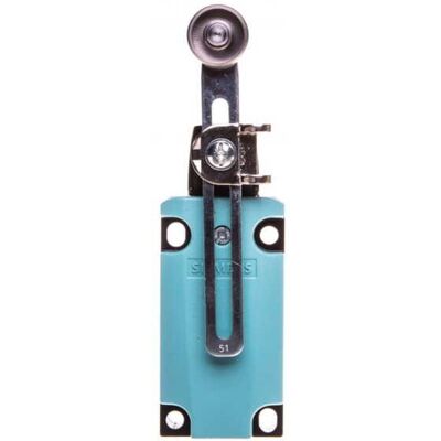 Siemens Interruptor De Límite 1no 1nc De Acción Rápida, Metálico, Palanca Oscilante De 40 Mm, Ajustable De 100 Mm Con Rodillo, Plástico De 19 Mm, Ip67, Sirius 3se5112-0ch51 Siemens Interruptor De Límite 1no 1nc De Acción Rápida, Metálico, Palanca Oscilante De 40 Mm, Ajustable De 100 Mm Con Rodillo, Plástico De 19 Mm, Ip67, Sirius 3se5112-0ch51