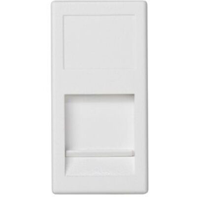 Simon - Placa K45 Medio Mecanismo V-d 1 Conector Amperimetro Blanco Nieve Ka76/9 Simon - Placa K45 Medio Mecanismo V-d 1 Conector Amperimetro Blanco Nieve Ka76/9