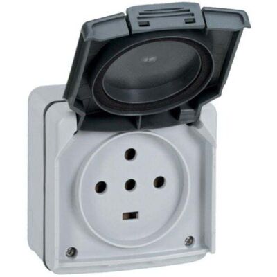 Prise Étanche 3p+t+n 20a Plexo Complet Ip55 Saillie - Gris - Legrand Prise Étanche 3p+t+n 20a Plexo Complet Ip55 Saillie - Gris - Legrand