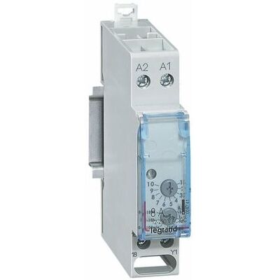 Legrand Modelo 04741 Relé de Tiempo - Ajustable, 1 Módulo Legrand Modelo 04741 Relé de Tiempo - Ajustable, 1 Módulo