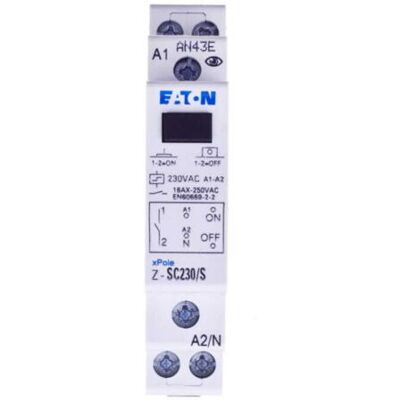 Eaton Z-SC230/S Relé de impulso - 230V AC, 16A, Control central Eaton Z-SC230/S Relé de impulso - 230V AC, 16A, Control central