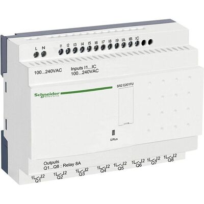 Schneider Electric Relé Programable Compacto Zelio Logic 20 Es 100...240v Ca Sr2e201fu De Schneider Schneider Electric Relé Programable Compacto Zelio Logic 20 Es 100...240v Ca Sr2e201fu De Schneider