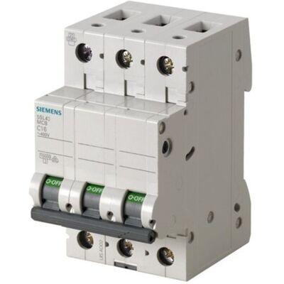 Siemens Disyuntor 3p B 16a 10ka Ca 5sl43166 Siemens Disyuntor 3p B 16a 10ka Ca 5sl43166