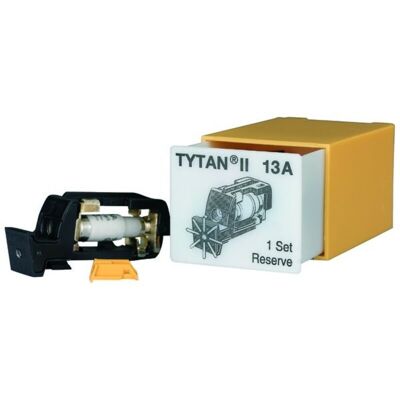 Conjunto de fusibles Eaton Z-SLS/B-50A - 3 piezas, Blanco, Montaje en DIN, 50A Conjunto de fusibles Eaton Z-SLS/B-50A - 3 piezas, Blanco, Montaje en DIN, 50A