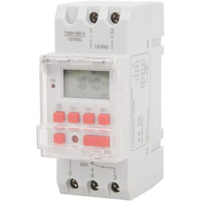 OEM Temporizador Eléctrico Con Relé, Interruptor De Tiempo, Pantalla Lcd, Programable Semanalmente, 12 V Cc, 30 A, Temporizador Digital Con Función De Cuenta Regresiva OEM Temporizador Eléctrico Con Relé, Interruptor De Tiempo, Pantalla Lcd, Programable Semanalmente, 12 V Cc, 30 A, Temporizador Digital Con Función De Cuenta Regresiva