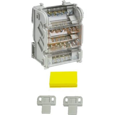 Bloque De Terminales De Panel Gewiss 100a 750v Gw44696 Bloque De Terminales De Panel Gewiss 100a 750v Gw44696