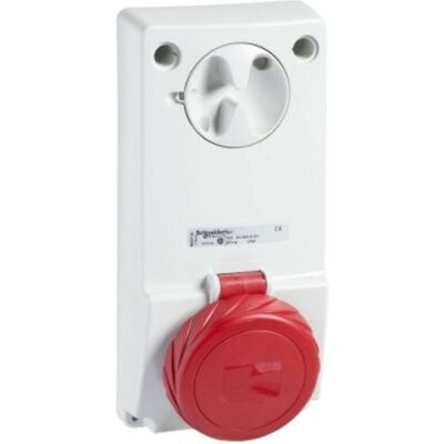 Schneider - Toma Vertical Con Enclavamiento 3x16a+nt 400v Ip65 82086 Schneider - Toma Vertical Con Enclavamiento 3x16a+nt 400v Ip65 82086
