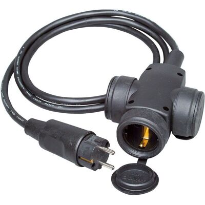 Kopp - Triple Aereo Bipolar H07rn-f 3g1,5mm² Con Clavija, 1,5m. Kopp - Triple Aereo Bipolar H07rn-f 3g1,5mm² Con Clavija, 1,5m.