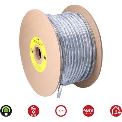 Edm - Tubo Flexiled 2 Vias Multifuncion 48 M 36 Leds/m Ip44 Verde Edm - Tubo Flexiled 2 Vias Multifuncion 48 M 36 Leds/m Ip44 Verde