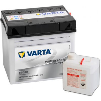 Batería de motocicleta Varta 30Ah 12V PowerSports Batería de motocicleta Varta 30Ah 12V PowerSports