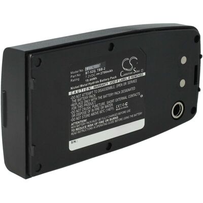 vhbw Batería NiMH 2700mAh para Topcon BT-52Q - Batería vhbw Batería NiMH 2700mAh para Topcon BT-52Q - Batería