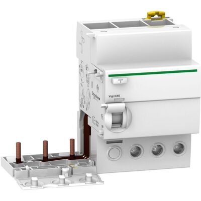 Schneider Electric Bloque Vigi Acti 9 63a 300ma 3p 400v Ac, Protección Instantánea Y Montaje En Carril Din Schneider Electric Bloque Vigi Acti 9 63a 300ma 3p 400v Ac, Protección Instantánea Y Montaje En Carril Din