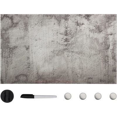 No Brand - Pizarra Magnética De Pared Vidrio 100x60 Cm Vidaxl No Brand - Pizarra Magnética De Pared Vidrio 100x60 Cm Vidaxl