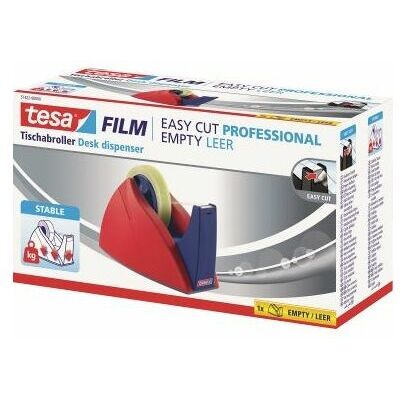 Tesa Portarollos Easy Cut Rojo / Azul Para Rollos De 66 M Tesa Portarollos Easy Cut Rojo / Azul Para Rollos De 66 M