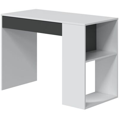 CAESAROO Escritorio - Diseño reversible, Rieles metálicos, Estilo moderno CAESAROO Escritorio - Diseño reversible, Rieles metálicos, Estilo moderno