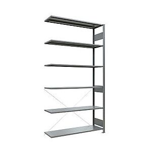 Eurokraft - Steckregal Einreihig Fachboden-bxt 1300 X 400 Mm Verzinkt Eurokraft - Steckregal Einreihig Fachboden-bxt 1300 X 400 Mm Verzinkt