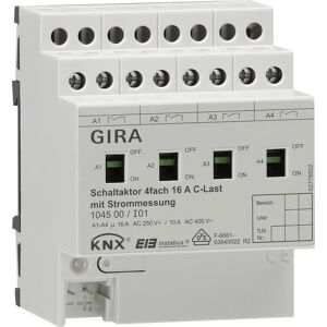 Gira Interruptor KNX/EIB de 4 vías - 104500 Gira Interruptor KNX/EIB de 4 vías - 104500