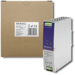 Fuente De Alimentación Industrial Qoltec Para Carril Din 75 W 12 V 6,3 A Fuente De Alimentación Industrial Qoltec Para Carril Din 75 W 12 V 6,3 A
