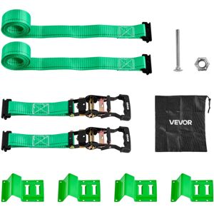 Vevor Kit De Amarre De Calzo De Ruedas, Correas De Amarre Para Ruedas Tipo Calzo Con Hebilla, Resistencia A La Rotura De 1986,73 Kg, Carga De Trabajo De 662 Kg, Para Vehículos, Atv, Utv, Verde Vevor Kit De Amarre De Calzo De Ruedas, Correas De Amarre Para Ruedas Tipo Calzo Con Hebilla, Resistencia A La Rotura De 1986,73 Kg, Carga De Trabajo De 662 Kg, Para Vehículos, Atv, Utv, Verde