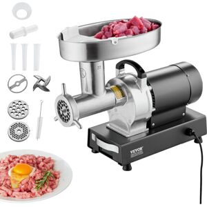 Vevor Picadora De Carne Electrica Industrial De Encimera, Capacidad De 6,36 Kg/min, Con Cuchilla, Placa Molienda, Para Hacer Salchichas, Acero Inoxidable, Para Cocina Y Restaurante, 570 X 270 X 470 Mm Vevor Picadora De Carne Electrica Industrial De Encimera, Capacidad De 6,36 Kg/min, Con Cuchilla, Placa Molienda, Para Hacer Salchichas, Acero Inoxidable, Para Cocina Y Restaurante, 570 X 270 X 470 Mm