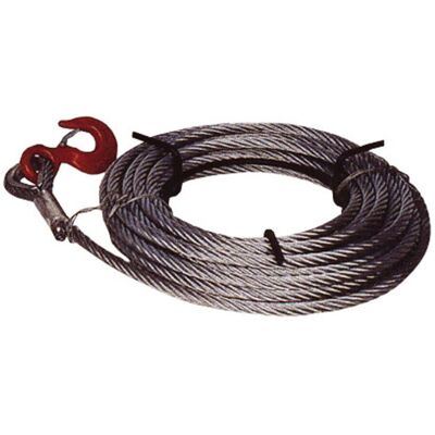Ayerbe - 585185 - Cable De Tracción De Acero 20 Metros Ø 5 Mm Ayerbe - 585185 - Cable De Tracción De Acero 20 Metros Ø 5 Mm