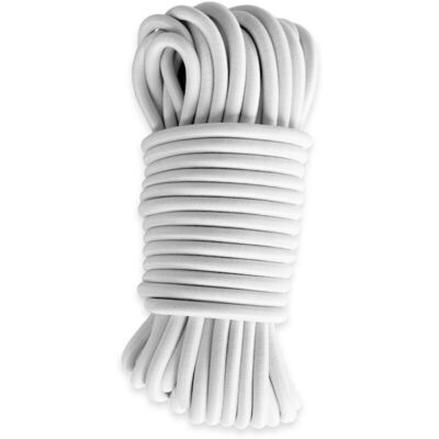 Cuerda Elástica Blanca 20 Metros - Calidad Profesional Tecplast 9sw - Cable Elástico - Diámetro 9 Mm Cuerda Elástica Blanca 20 Metros - Calidad Profesional Tecplast 9sw - Cable Elástico - Diámetro 9 Mm