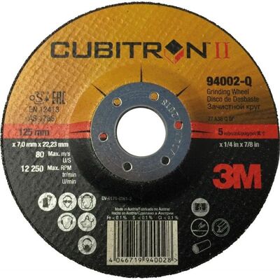 3M Disco De Desbaste Cubitronö Ii D 230 X Gr 7 Mm Granulación 3 3M Disco De Desbaste Cubitronö Ii D 230 X Gr 7 Mm Granulación 3