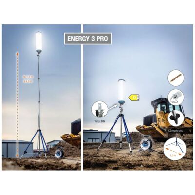 as - Schwabe As-schwabe - Energytube Xl 500 W Projector. Con Trípode Profesional Xxl 70,000 Lúmenes. Altura 4.60m as - Schwabe As-schwabe - Energytube Xl 500 W Projector. Con Trípode Profesional Xxl 70,000 Lúmenes. Altura 4.60m