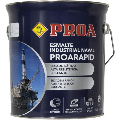 Esmalte Marino e Industrial Proa Blanco - Secado Rápido, Brillante, 10L Esmalte Marino e Industrial Proa Blanco - Secado Rápido, Brillante, 10L