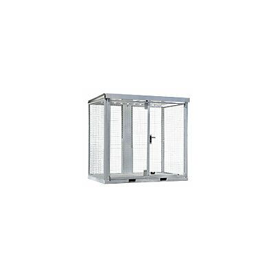 Contenedor de bombonas de gas eurokraft pro - Ventilado, con cerradura, 60 bombonas Contenedor de bombonas de gas eurokraft pro - Ventilado, con cerradura, 60 bombonas