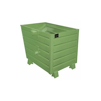 Bauer Volquete Apilable Capacidad 0,7 M³ Verde Reseda Ral 6011 Bauer Volquete Apilable Capacidad 0,7 M³ Verde Reseda Ral 6011