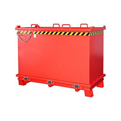 Contenedor Eurokraft pro - 2m³, 2000kg, Acero, RAL 3000 Rojo Contenedor Eurokraft pro - 2m³, 2000kg, Acero, RAL 3000 Rojo