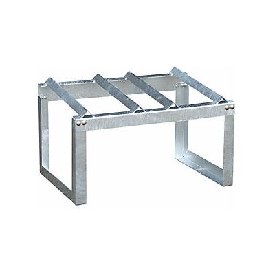 Soporte para bidones Eurokraft pro - 2x60L, Galvanizado Soporte para bidones Eurokraft pro - 2x60L, Galvanizado