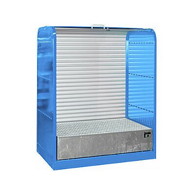 Bauer - Depósito De Acero Con Persianas Para Sustancias Peligrosas Para Bauer - Depósito De Acero Con Persianas Para Sustancias Peligrosas Para