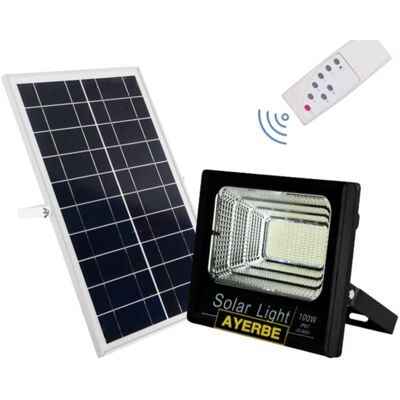 Ayerbe - 620675 - Foco Solar 200 W Con Sensor Y Mando A Distancia Ayerbe - 620675 - Foco Solar 200 W Con Sensor Y Mando A Distancia