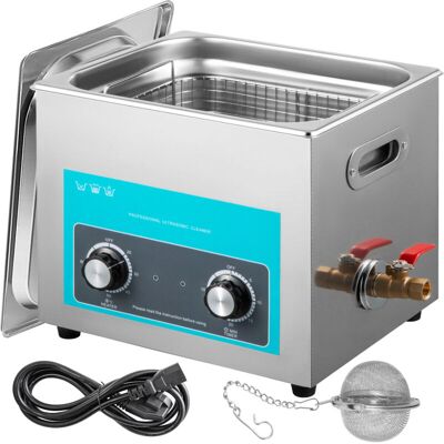 VEVOR Mophorn 15l Limpiador Ultrasónico Limpiador De Joyas Con Temporizador Calentador Para La Limpieza De Joyas Control De Perilla Anillos De Gafas Dentaduras Instrumentos De Música VEVOR Mophorn 15l Limpiador Ultrasónico Limpiador De Joyas Con Temporizador Calentador Para La Limpieza De Joyas Control De Perilla Anillos De Gafas Dentaduras Instrumentos De Música