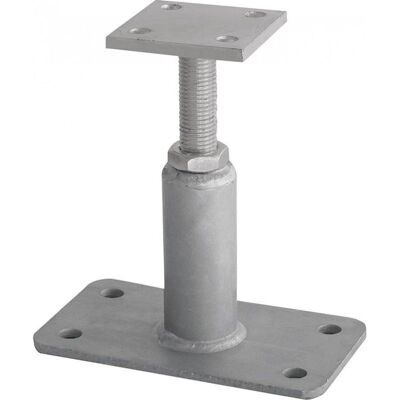 GH Baubeschläge PR - Pie de apoyo ajustable, 80x80x8 mm GH Baubeschläge PR - Pie de apoyo ajustable, 80x80x8 mm