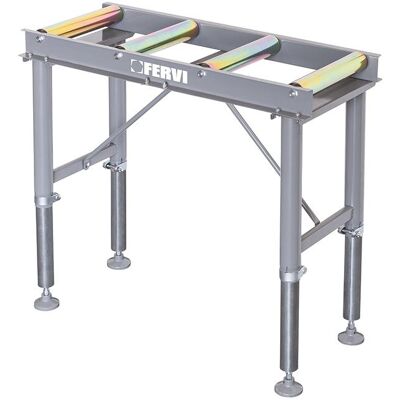 Transportador De Rodillos Regulable En Altura 1000 X 460 Mm Fervi R001/04 Transportador De Rodillos Regulable En Altura 1000 X 460 Mm Fervi R001/04