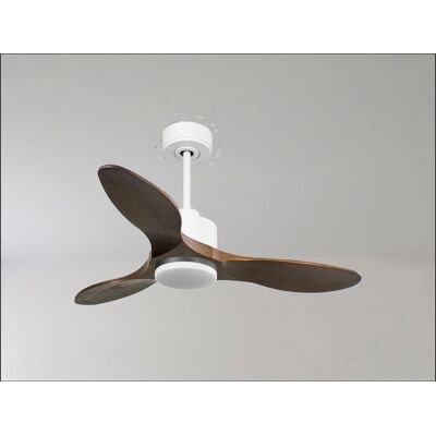 KLASSFAN Modulo Regular Ring - Super Destratificateur Et Ventilateur Dc 132 Cm Blanc Pales Bois Rouge Sans Lumière 25 À 40 M² KLASSFAN Modulo Regular Ring - Super Destratificateur Et Ventilateur Dc 132 Cm Blanc Pales Bois Rouge Sans Lumière 25 À 40 M²
