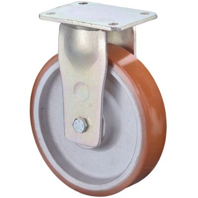 BS ROLLEN Bs Rollen Schwerlast-bockrolle Con Placa Atornillable, Vendaje De Poliuretano, Rodamiento De Bolas, 200 Mm, 1400 Kg - Rr110.c10.202 BS ROLLEN Bs Rollen Schwerlast-bockrolle Con Placa Atornillable, Vendaje De Poliuretano, Rodamiento De Bolas, 200 Mm, 1400 Kg - Rr110.c10.202