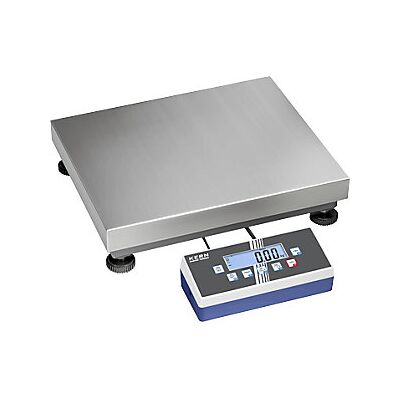 KERN Báscula de plataforma - 60kg, 10/20g, Acero inoxidable KERN Báscula de plataforma - 60kg, 10/20g, Acero inoxidable